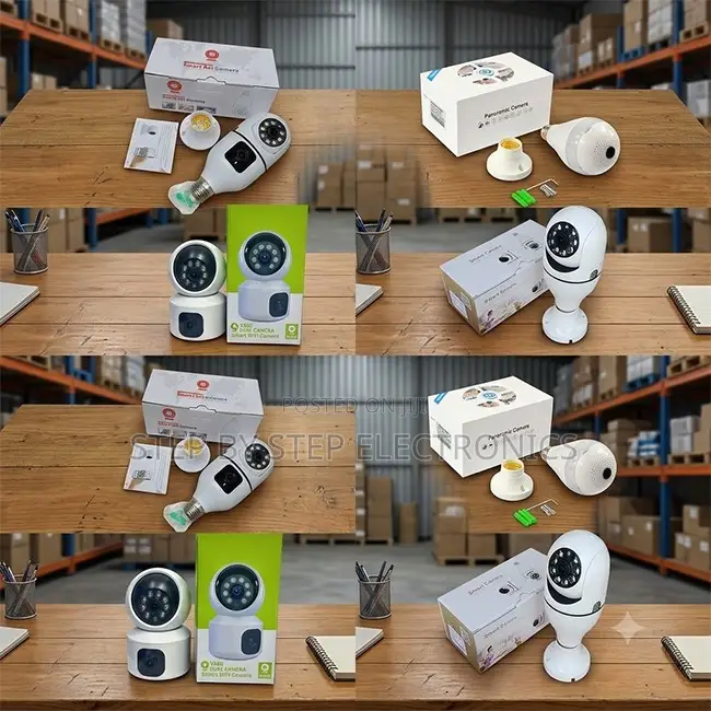 Advanced Rotating Single Dual Lens Wifi Bulb Cameras-Wholesale Price