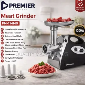 Low Noise Operation Premier Meat Grinder