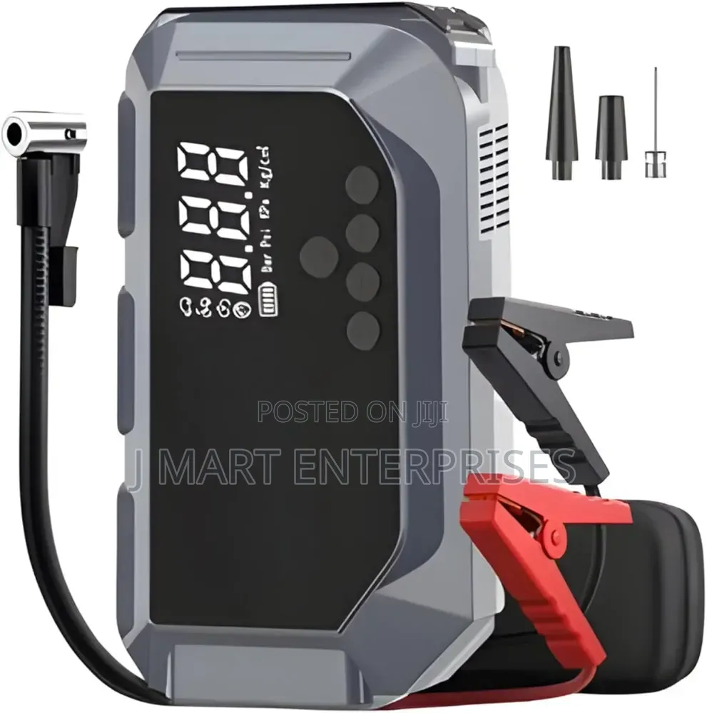 Multifunctional Jump Starter Tire Inflator