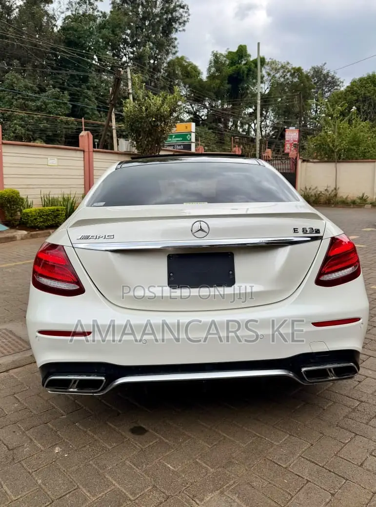 Mercedes-Benz E63 2018 White