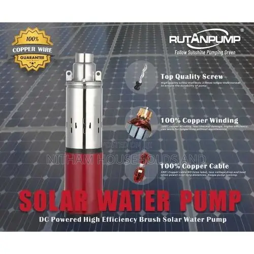 RUTANPUMP 50m Submersible DC Solar Water Pump