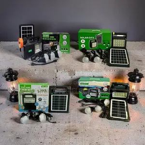 Affordable Portable Home Solar Lighting System Kits With Led Bulbs
