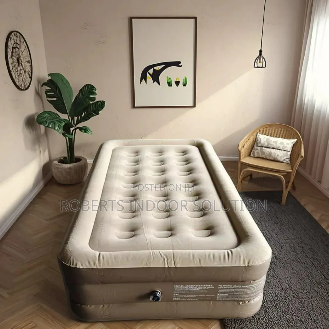 Inflatable Airbed With Pump