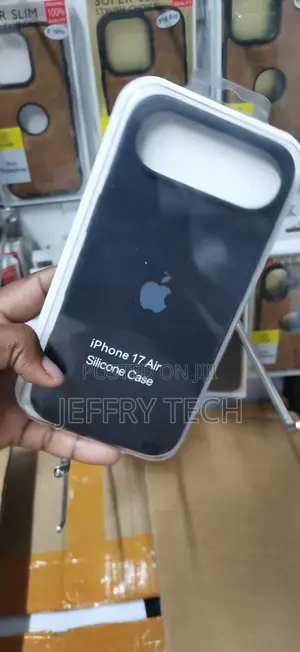 "iPhone 17 Air Silicone Case,"black Third-Party Accessory