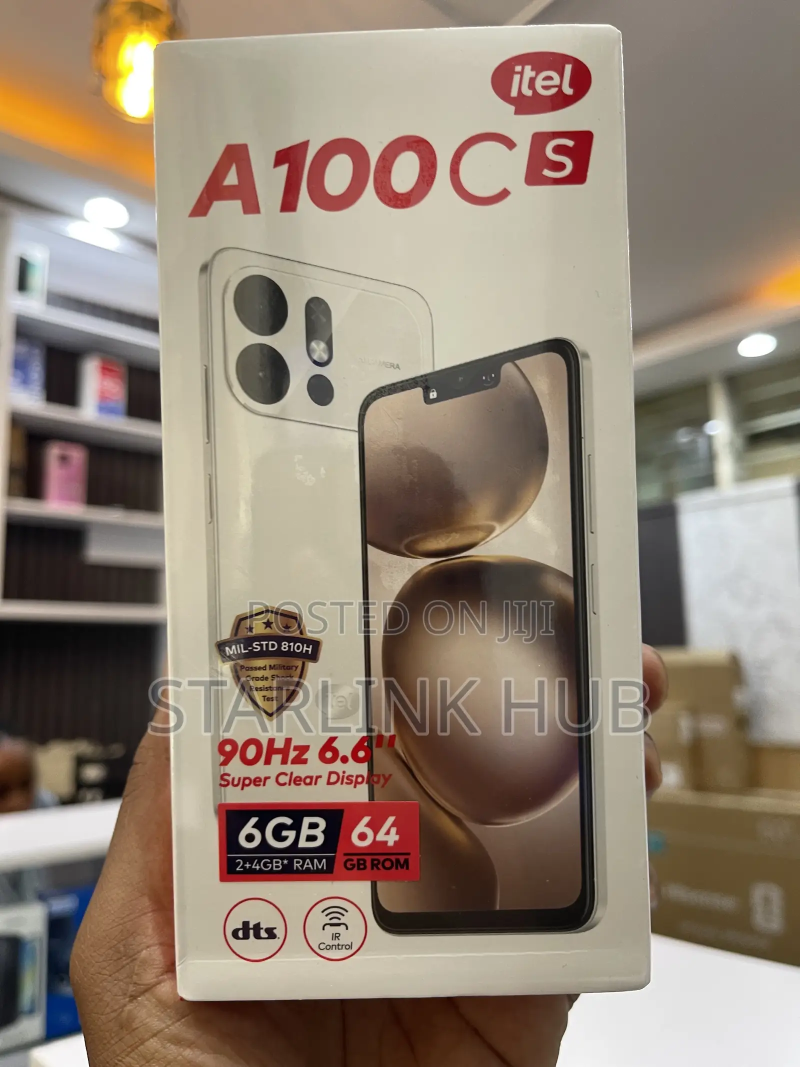 New Itel A100C 64 GB Black