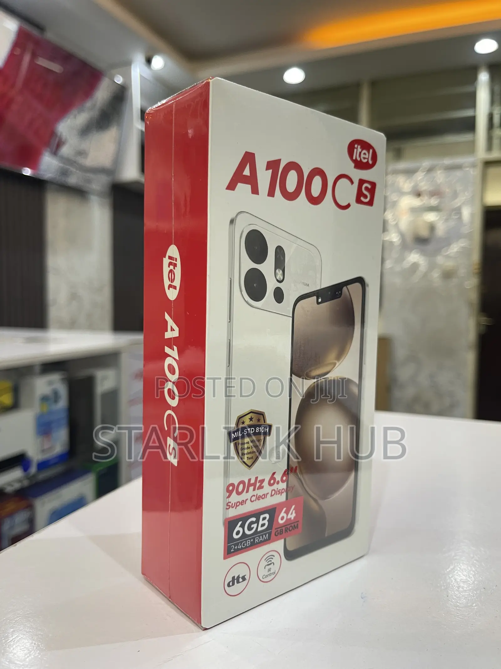 New Itel A100C 64 GB Black