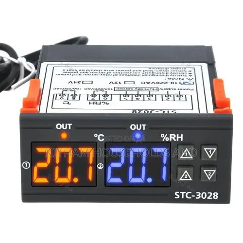 Digital Incubator Thermostat and Humidistat