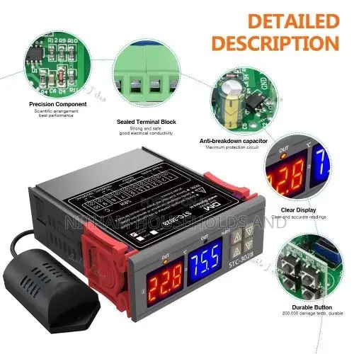 Digital Incubator Thermostat and Humidistat