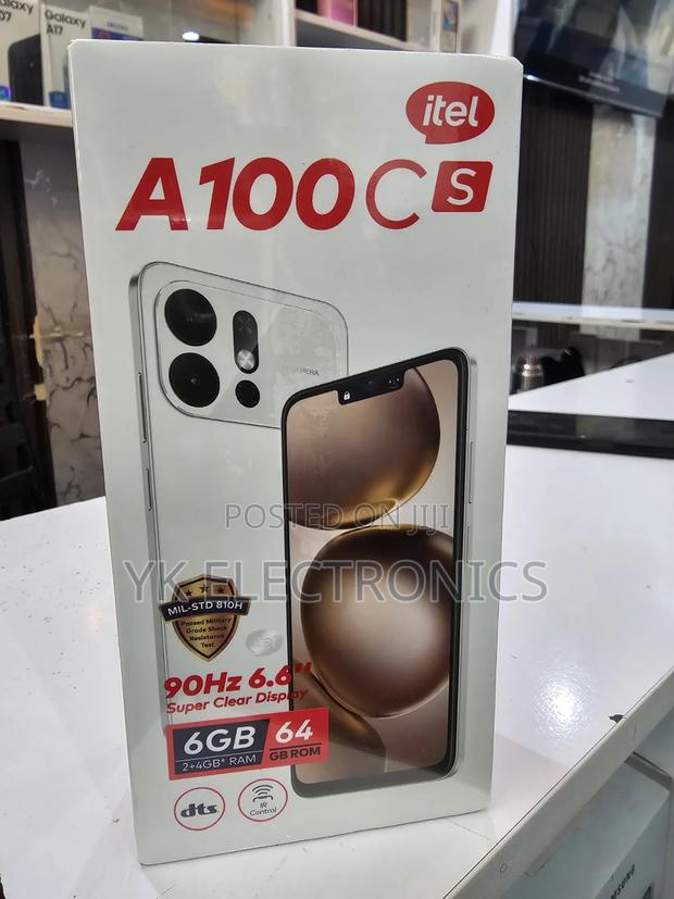New Itel A100C 64 GB Black - main view