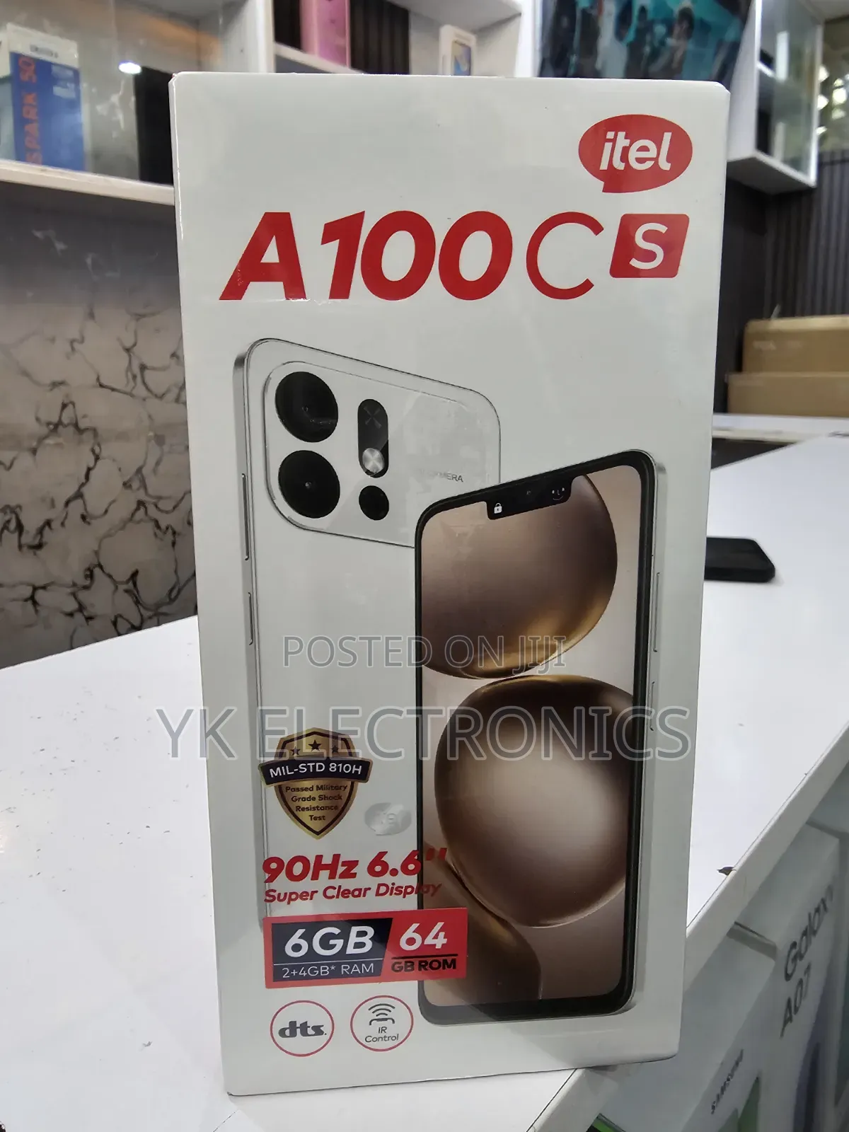 New Itel A100C 64 GB Black