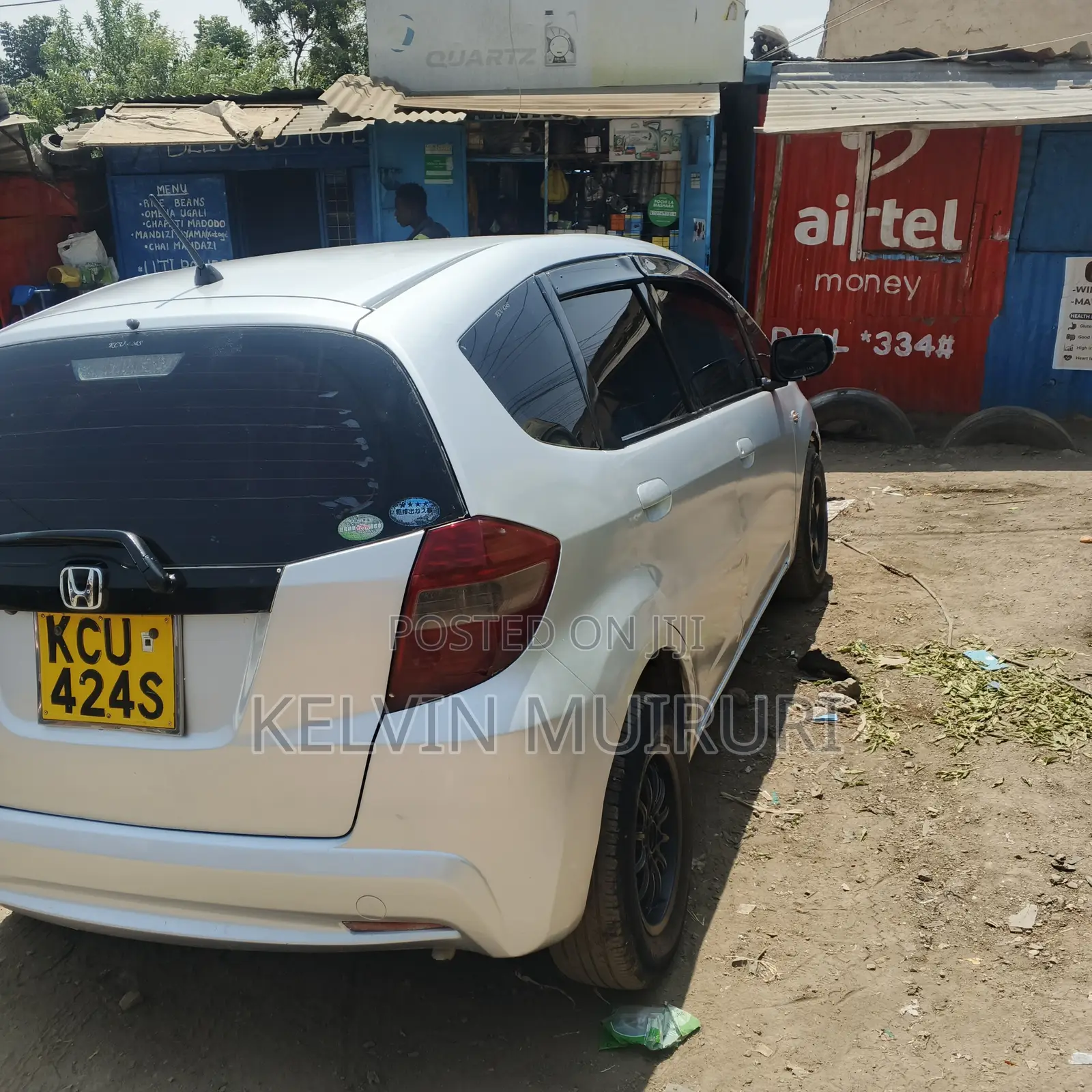 Honda Fit Automatic 2012 Gray