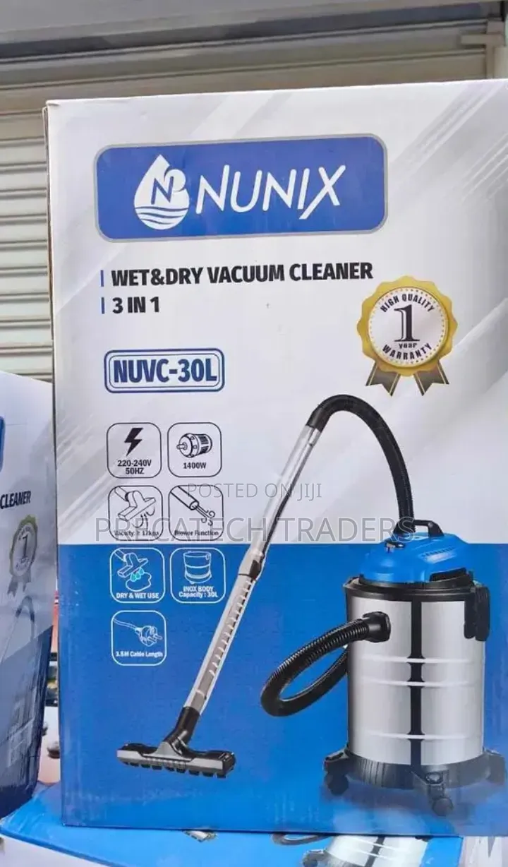 Nunix 30L Wet Dry Vacuum Cleaner 1400W – 3 in 1