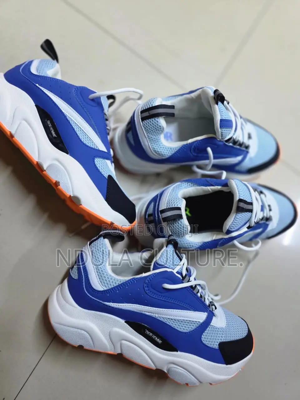 Multi Colour Dior B22 Sneakers
