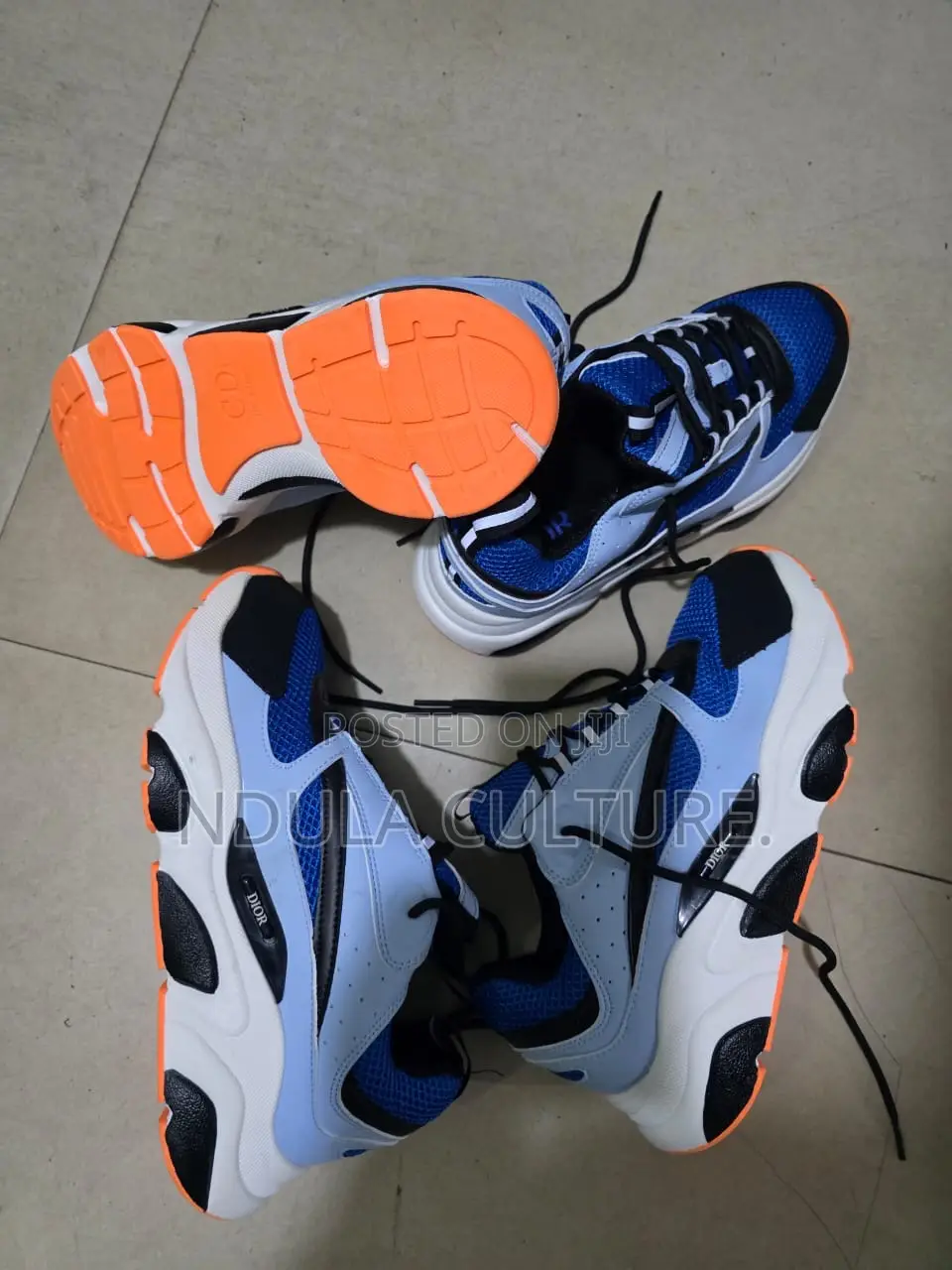 Multi Colour Dior B22 Sneakers
