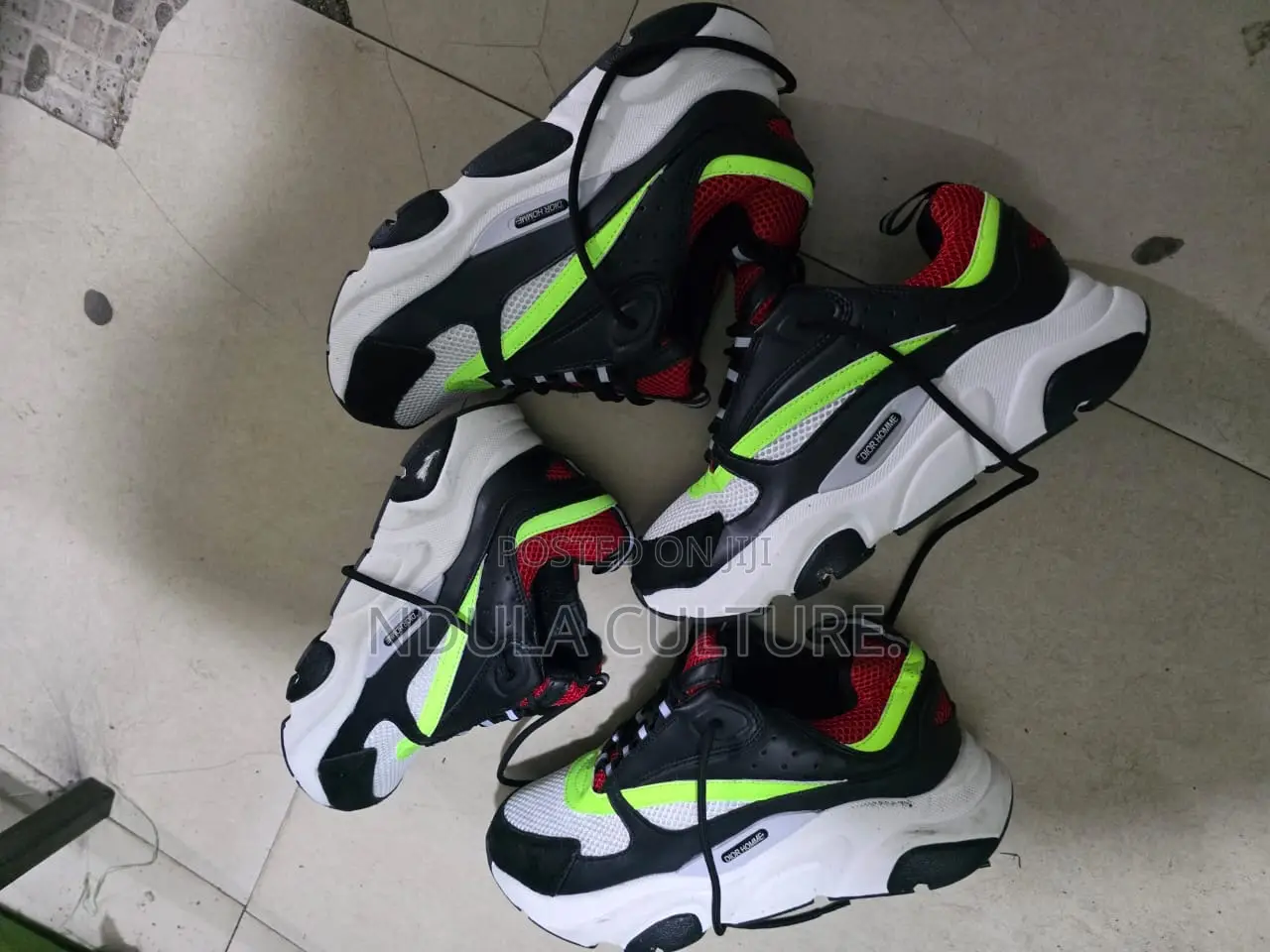 Multi Colour Dior B22 Sneakers