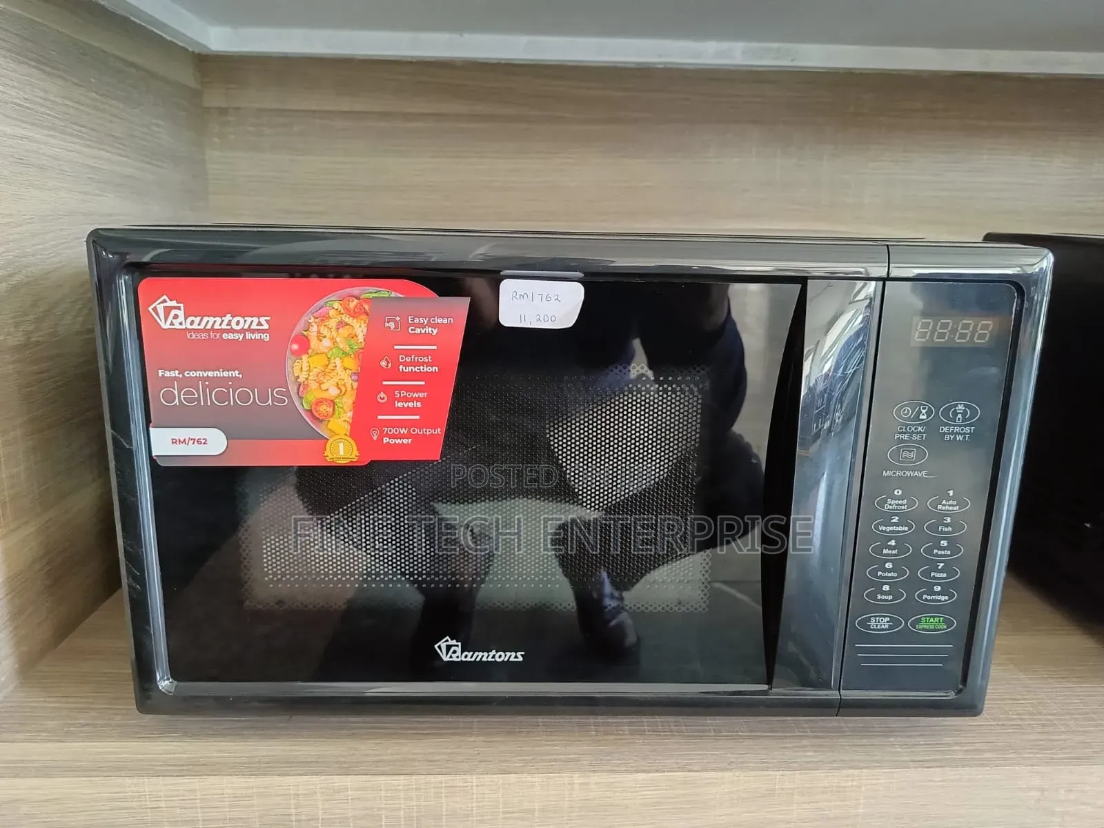 Ramtons 20 Litres Digital Microwave Black - Rm/762