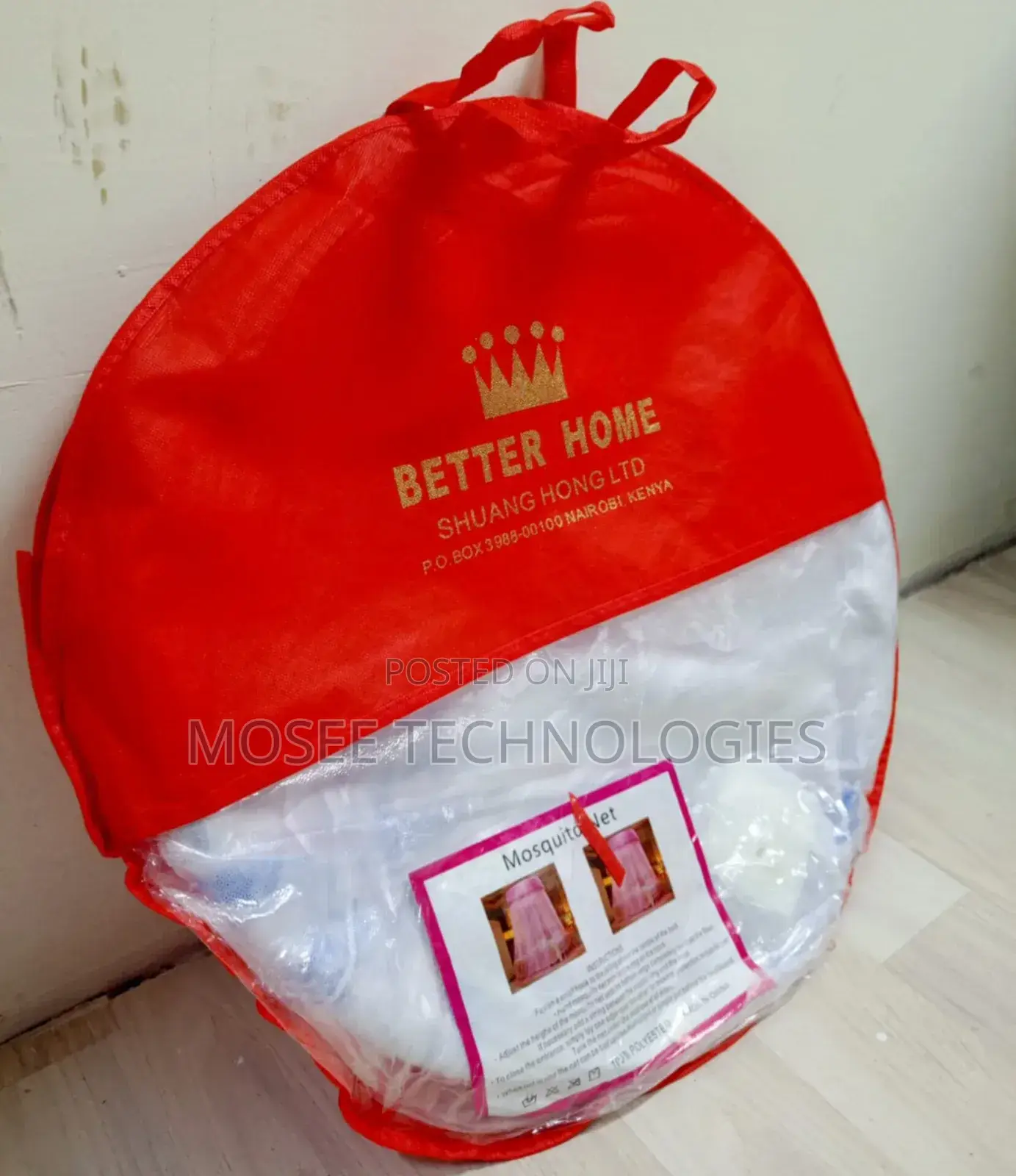 Luxury Circular Mosquito Net With Hanging Ring & Storage Bag