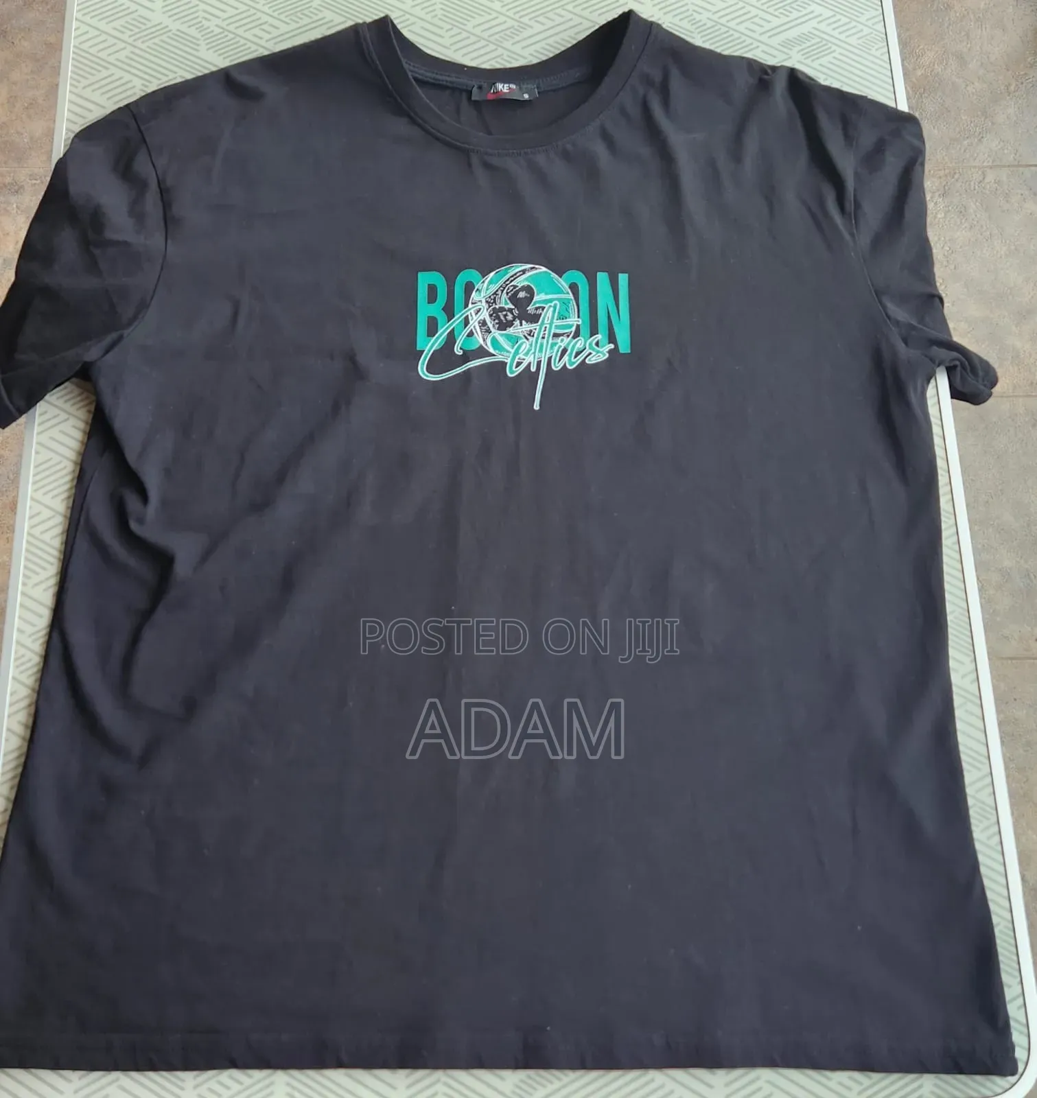 Boston Celtics Black Graphic T-Shirt