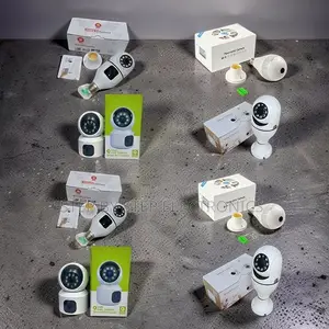 Flexible Rotating Single Dual Lens Wifi Bulb Cameras-Wholesale 