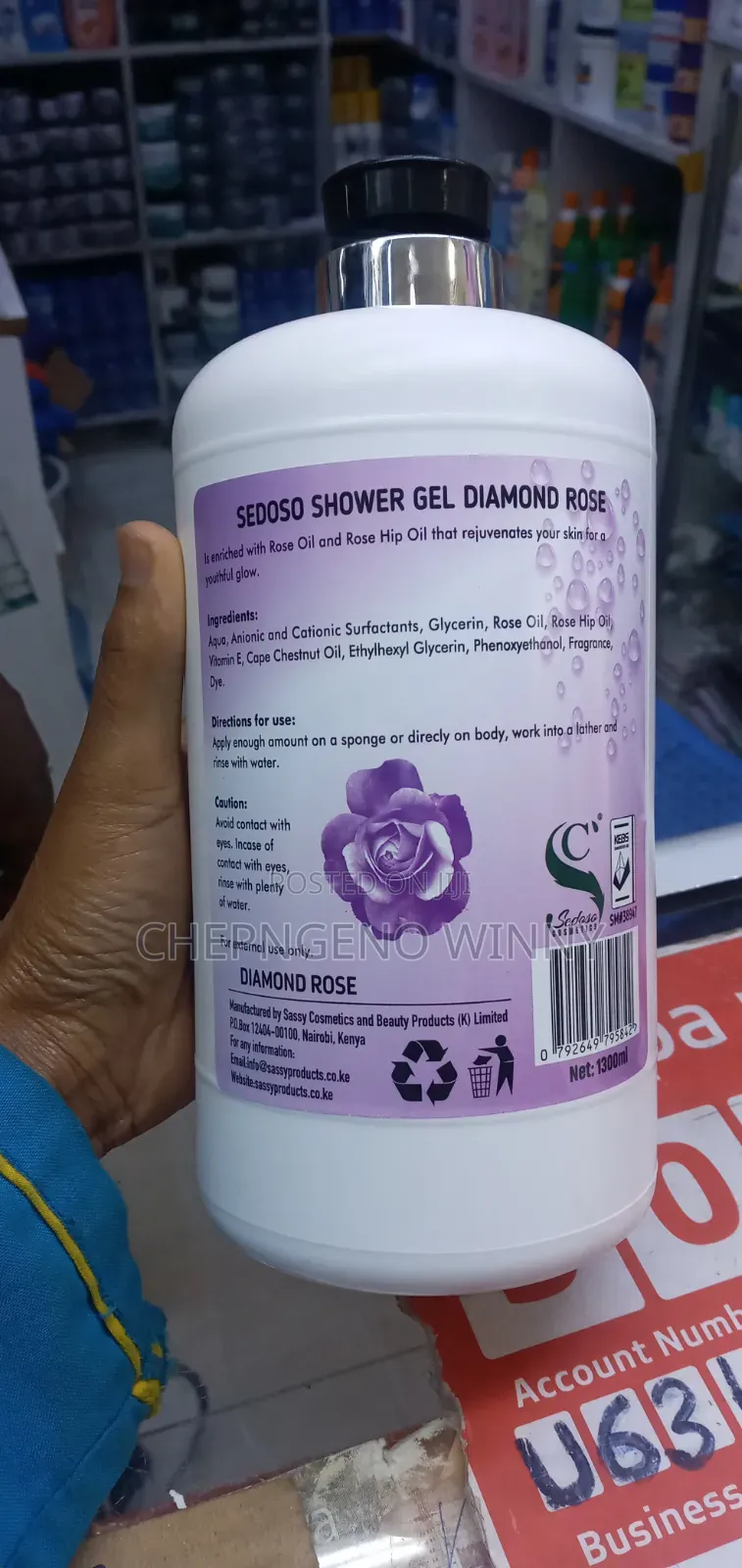 Sedoso Shower Gel 1.3litres