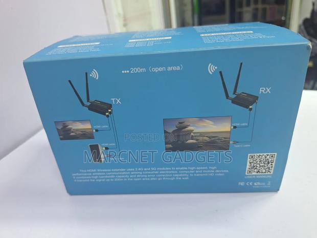200M Wireless Hdmi Extender Transmitter and Receiver Type C Powered - thumbnail 2