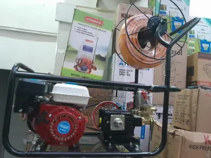 Aico 8hp Petrol Engine Trolley Sprayer With Handle and 50m Hose