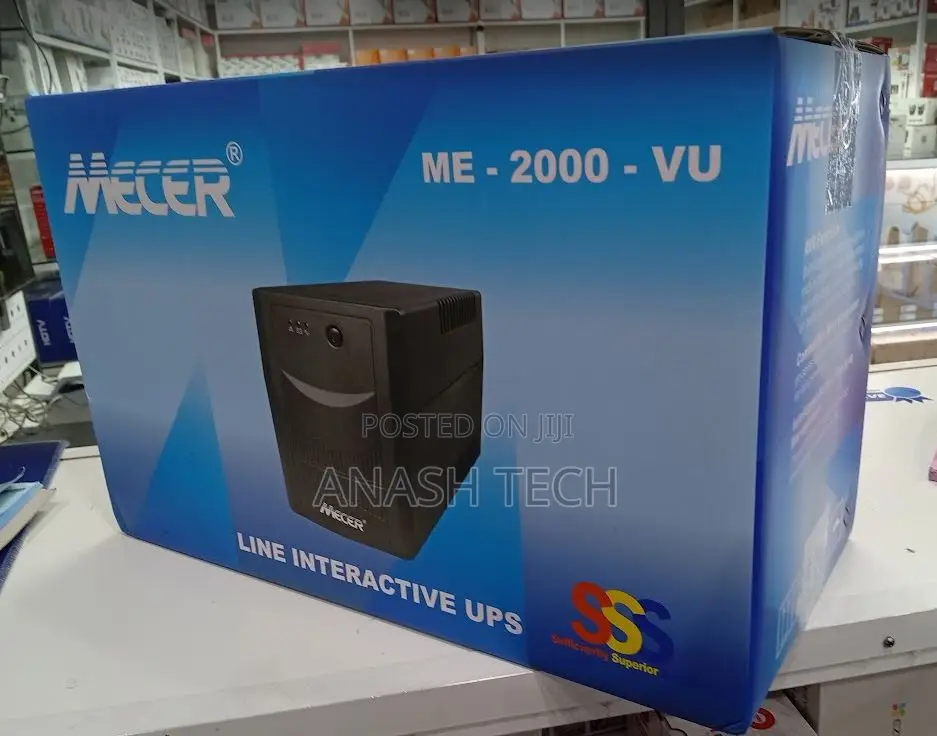 Mecer 2000VA 1200W UPS With AVR – Reliable Backup Power Solution