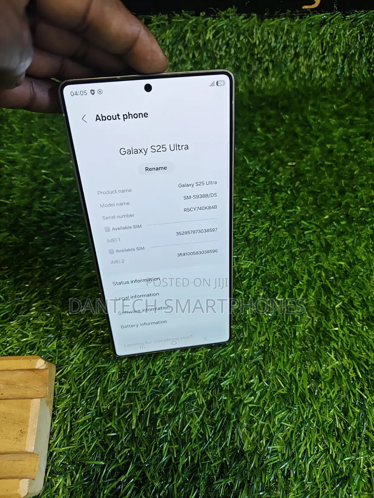 New Samsung Galaxy S25 Ultra 256 GB Gray