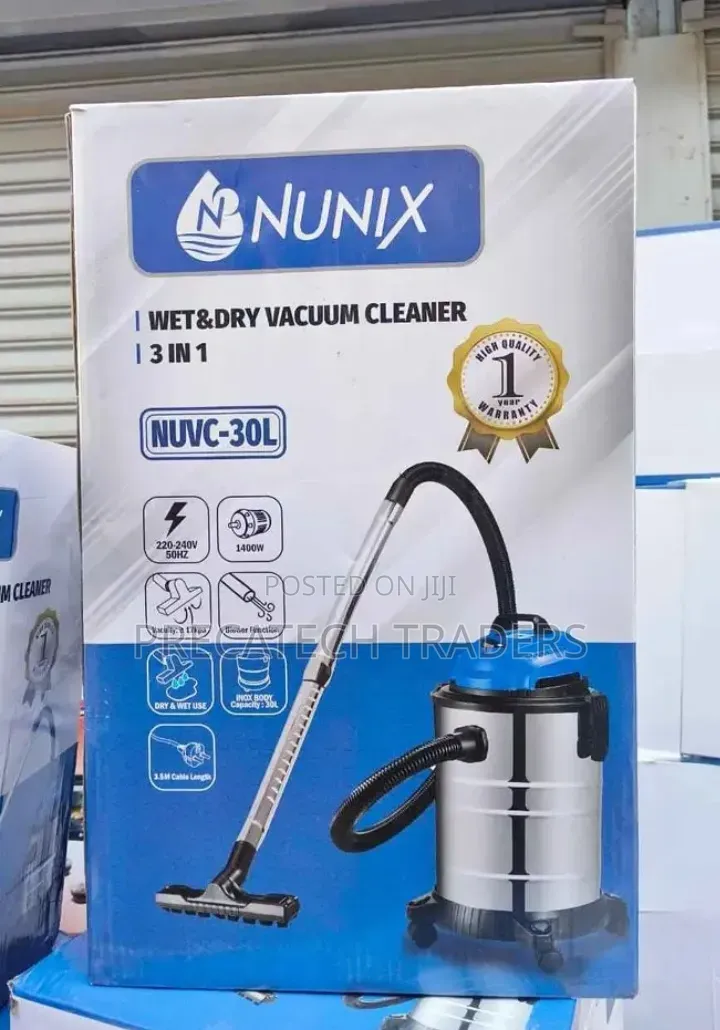 Nunix 1400W 30L Wet Dry Vacuum Cleaner With Blower