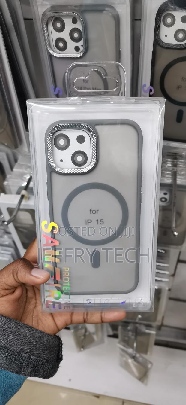 iPhone 15 Samfire Translucent Matte MagSafe Protective Case - main view