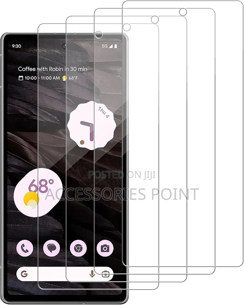Google Pixel 8Pro,8,7Pro,7,7A,6Pro,6,5,4aXl,4a,3aXl UV Screenprotector