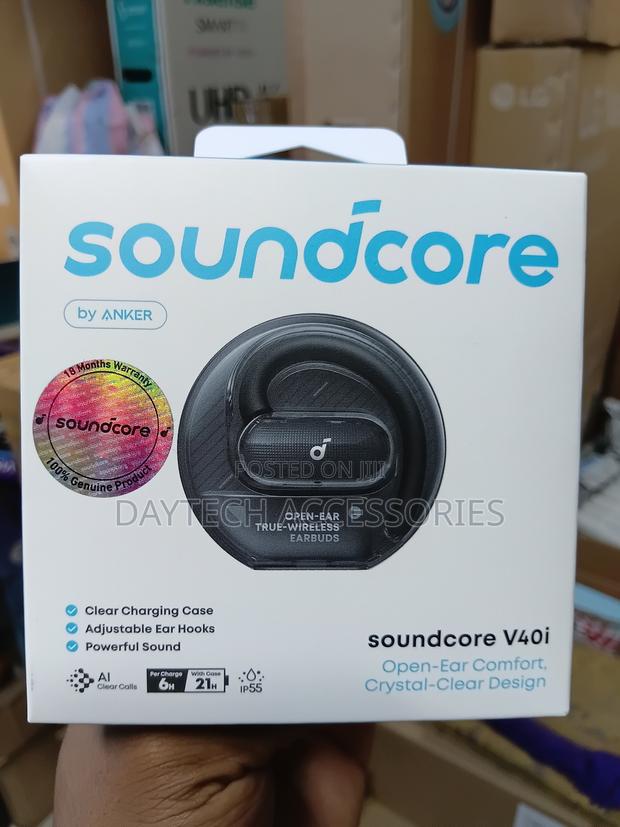 The Soundcore V40i Open-Ear True-Wireless Earbuds by Anker. - main view