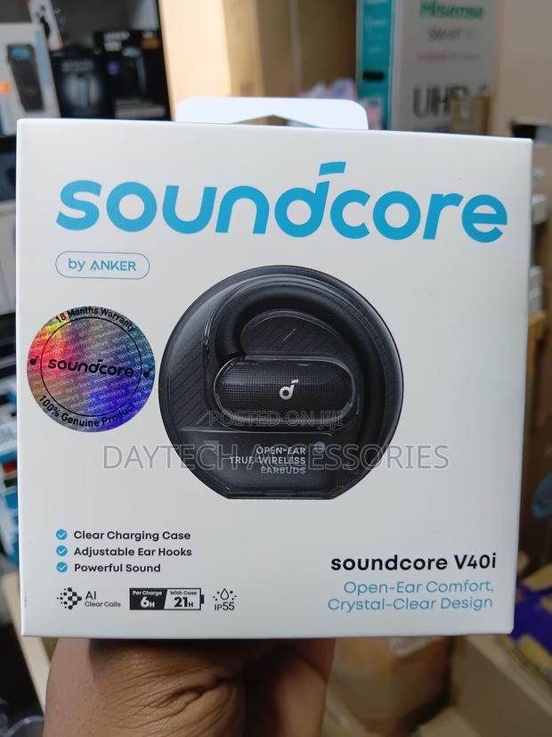 The Soundcore V40i Open-Ear True-Wireless Earbuds by Anker. - thumbnail 3