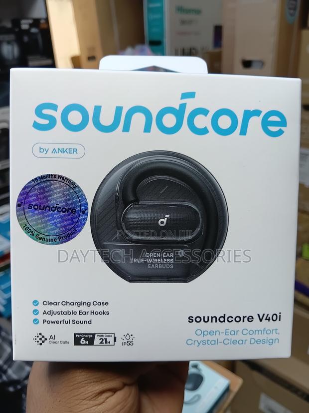 The Soundcore V40i Open-Ear True-Wireless Earbuds by Anker. - thumbnail 4