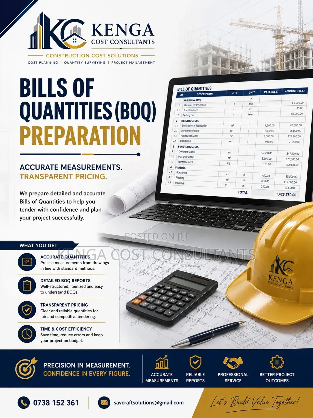 Bills of Quantities Preparation