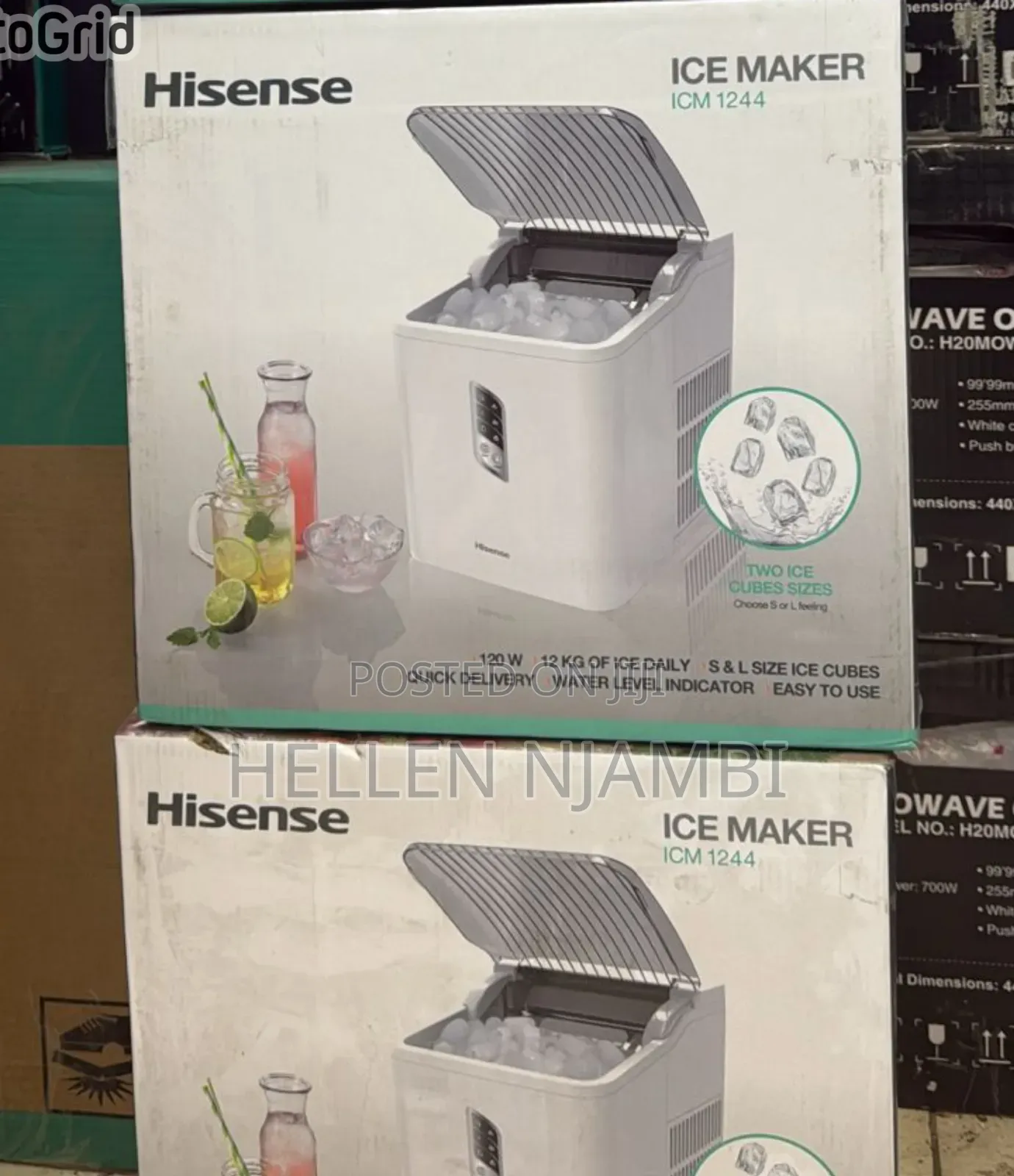 Hisense 12KG Ice Cube Maker ICM1244 120W – White