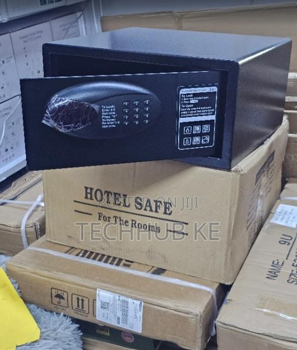 Metal Fireproof Digital Password Lock Cash Safe Box Hotel Steel Safe