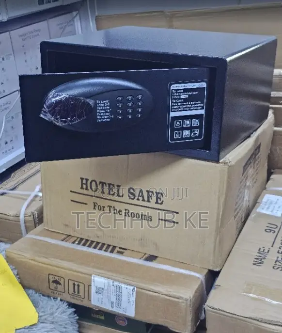 Metal Fireproof Digital Password Lock Cash Safe Box Hotel Steel Safe