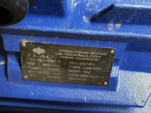Tlac 15Hp Three Phase High Speed Electric Motor