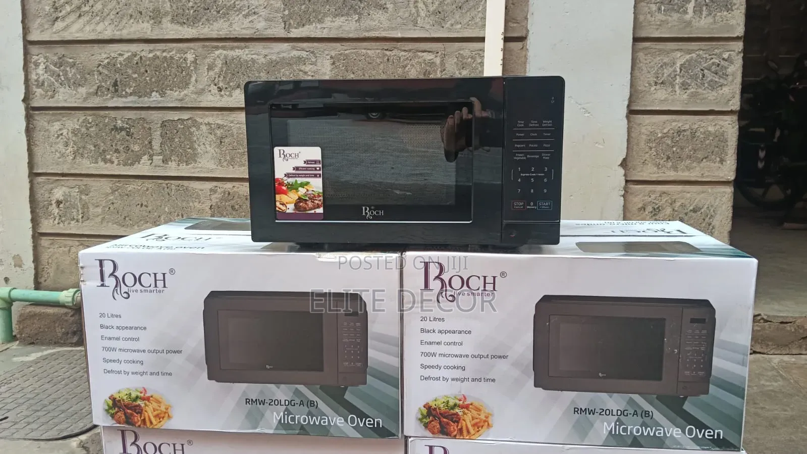 Roch 20 Litres Digital Microwave Oven – 11 Power Levels, Defrost