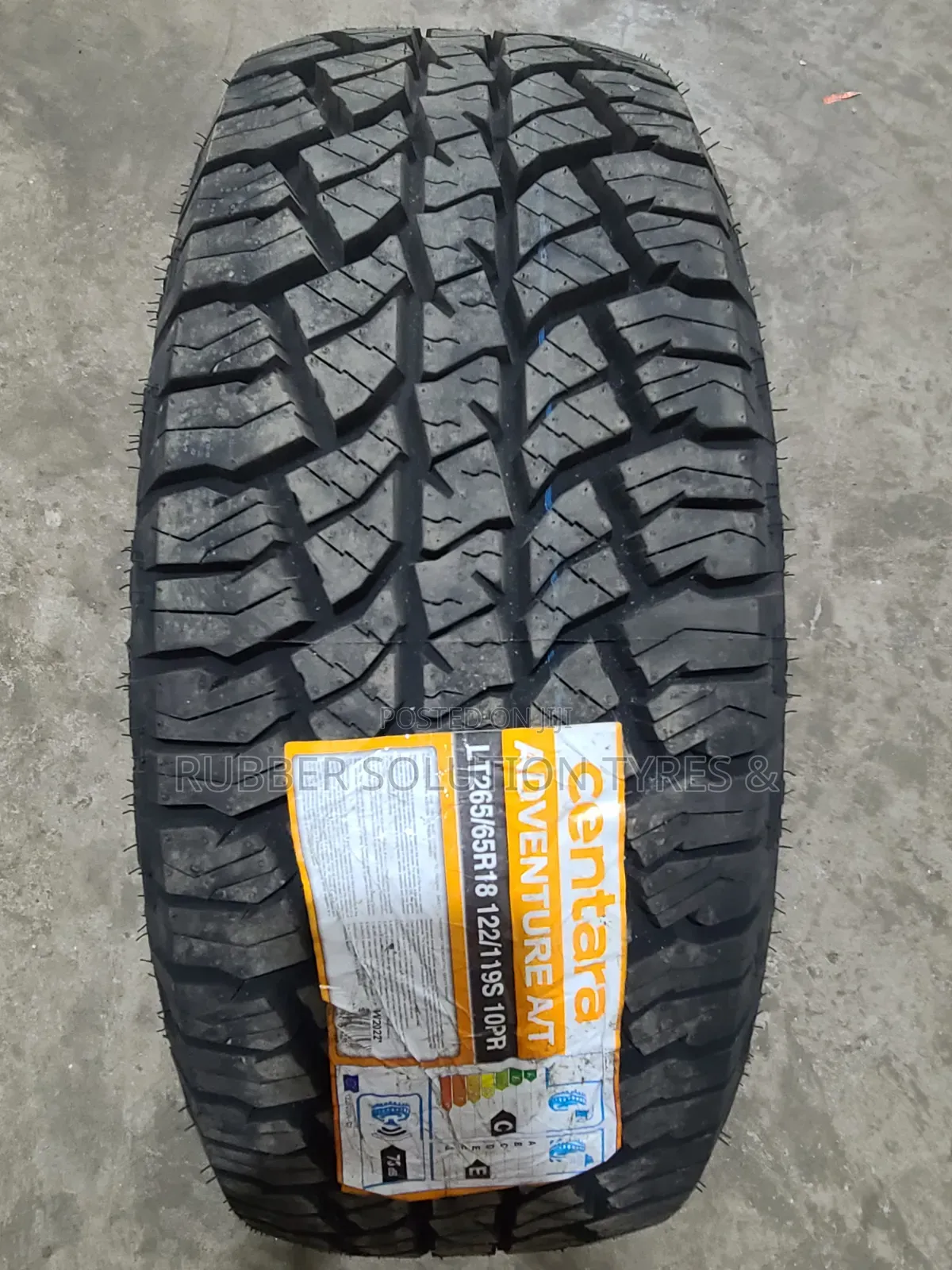Lt 265 /65 R18 Centara Tyres Adventure a/T All-Terrain 10pr