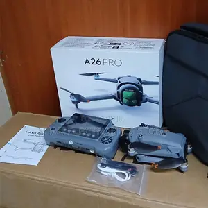 Dark Grey 360 Degree A26 Pro GPS Drone With UHD Cam Quadcopter