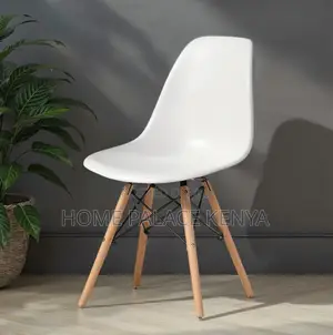 Dining Table: Scandinavian Eiffel Inspired White Chair