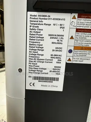 Redsun 3.6Kva/3600w 24v Hybrid Solar Inverter