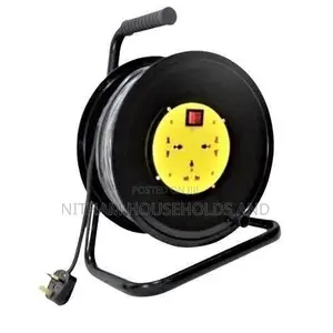 Powermate 50m 2.5mm Power Cable Extension Reel Fused 100% Coppe