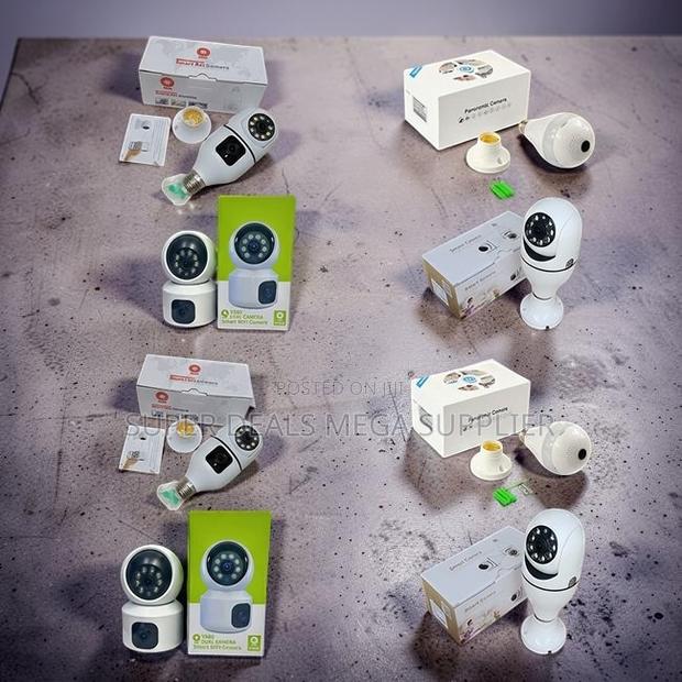 Wireless Rotating Single Dual Lens Wifi Bulb Cameras-Wholesale Price