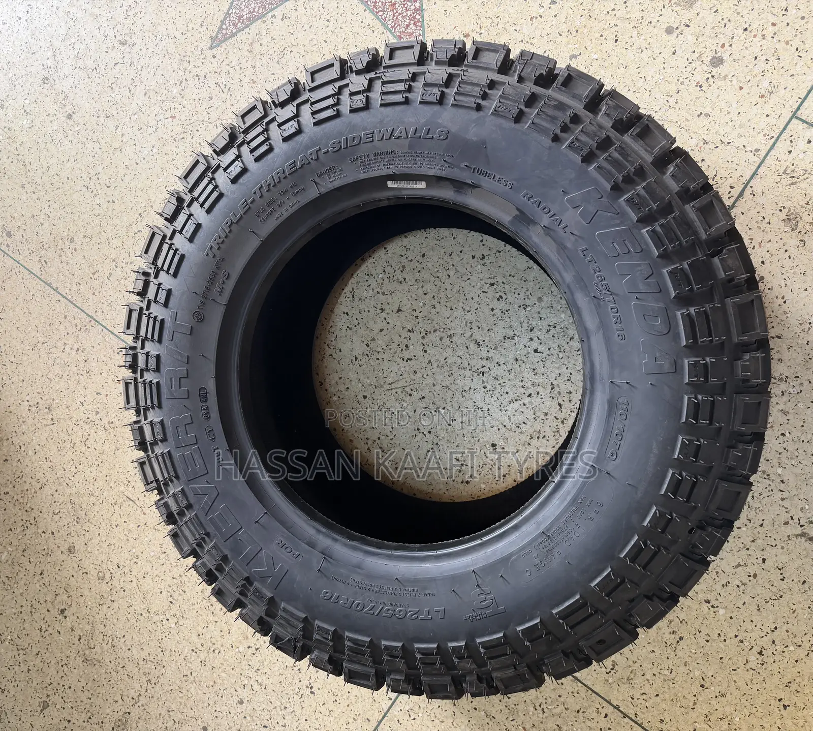265/70r16 Kenda Tyre KR601
