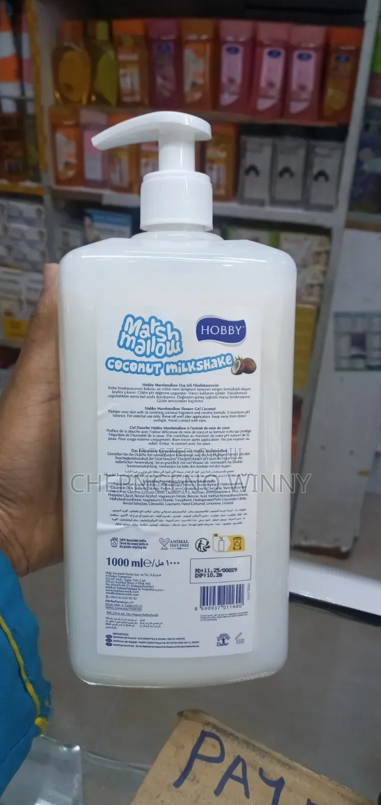 Marsh Mallow Shower Gel 1000ml