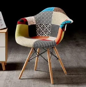 Home Chair: Tribal Artistic Fabric Patchwork Dining Chair