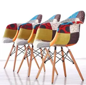Home Chair: Tribal Artistic Fabric Patchwork Dining Chair